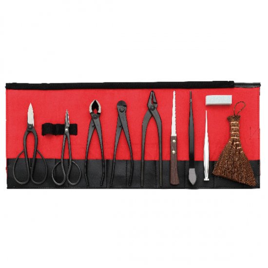 盆栽１０点仕掛ける/Bonsai tool set 10pcs. 2997：製造業者直送の為代引っ張ること不可商いものです。