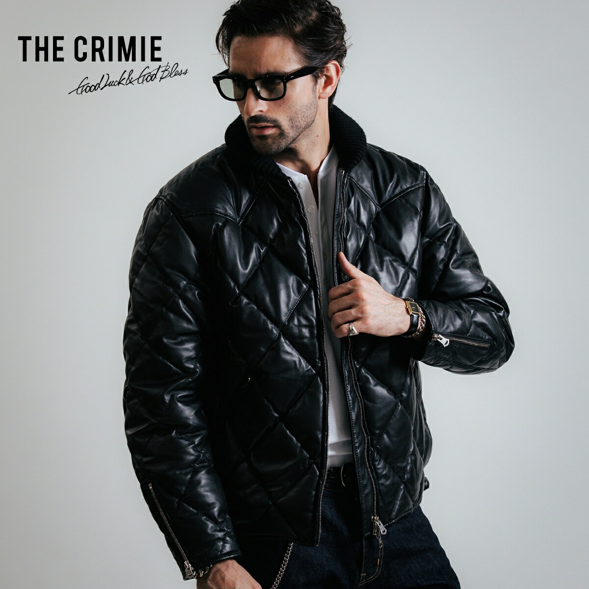 楽天市場】SALE【公式】CRIMIE クライミー SPANISH LAMB LEATHER W BIKER JACKET ダブル ライダース レザージャケット  レザー ジャケット バイカー 革 メンズ ブランド 大人 ブラック : GARDEN TOKYO