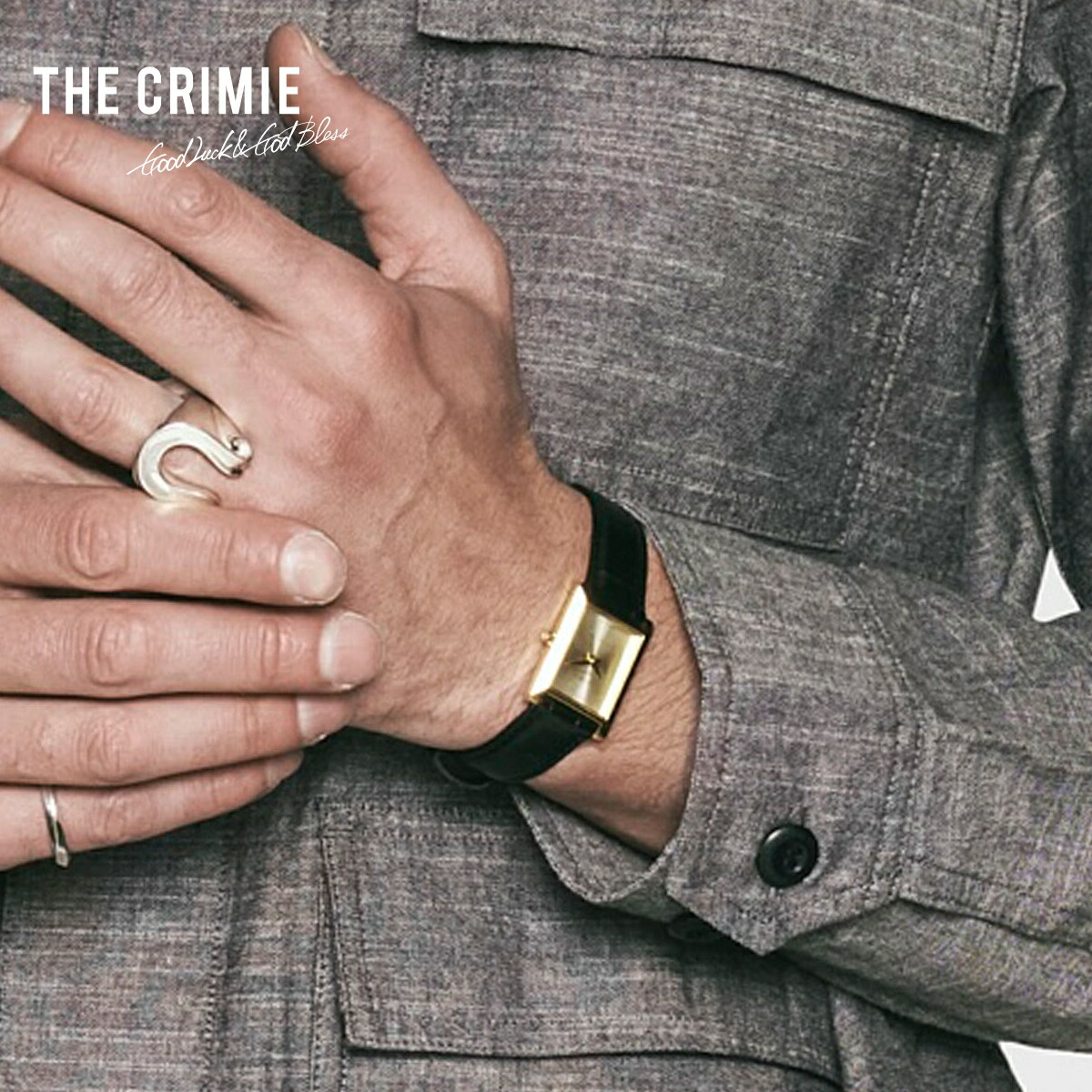 【堅苦しさ】 THE CRIMIE クライミー  RAYS WATCH GOLD RAYS ゴールド ご覧なさる