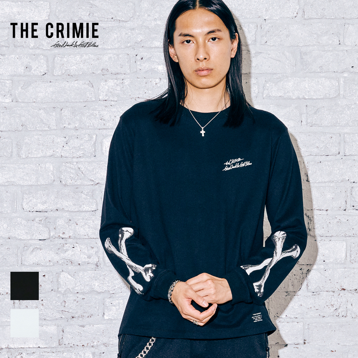 45 Off Sale Crimie クライミー The Bone Long Sleeve Tee Cr1 02a5 Cl02 Tシャツ