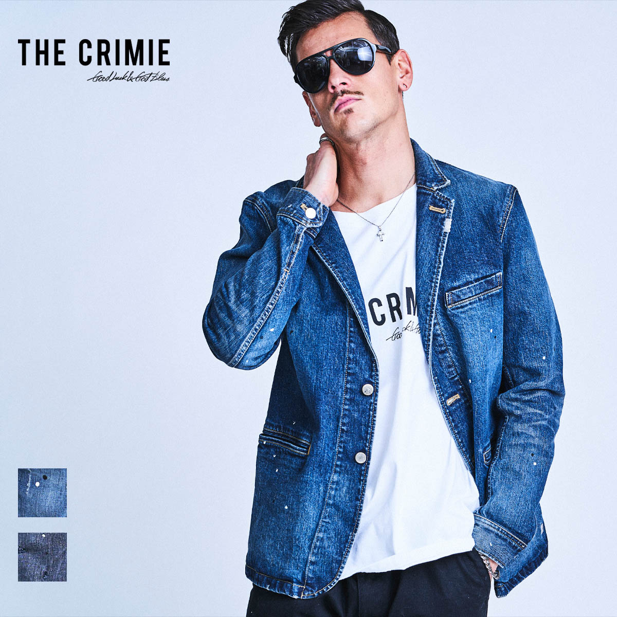 公式 即日発送 Crimie クライミー Born Rude Garage Denim Jacket Cra 02a1 Jk04 デニム ストレッチ テーラード ジャケット 岡山 アメカジ ファッション 春 夏 春服 夏服 長袖 メンズ 黒 ブラック インディゴ Crimie21ss 正規激安 Trieen Mx