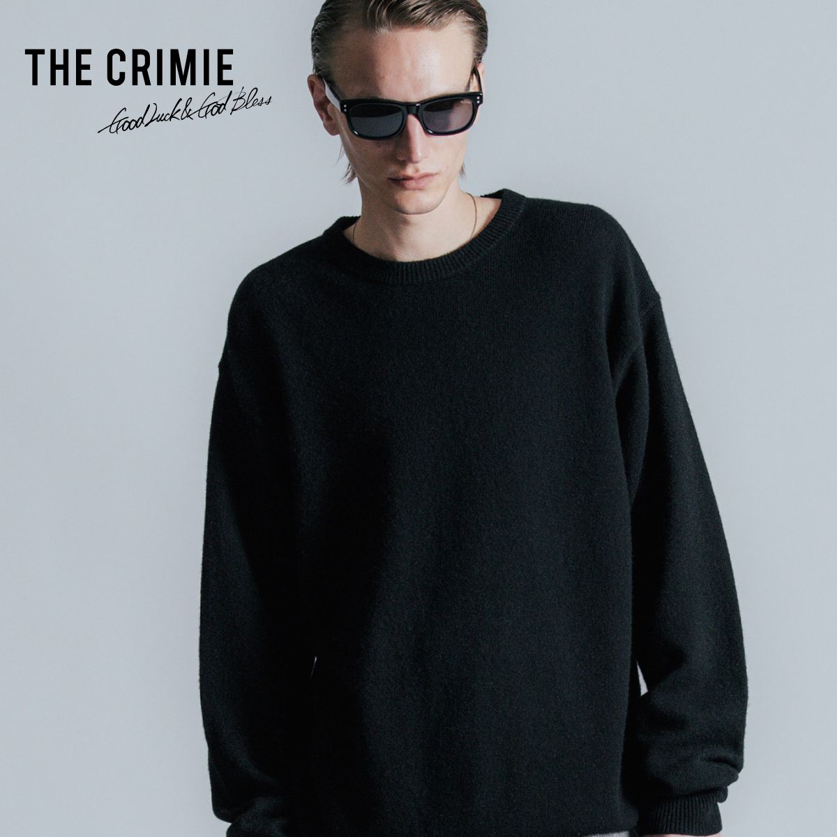 【公式】CRIMIE クライミー YAK CREW NECK KNIT SWEATER ヤク クルーネック ニット セーター