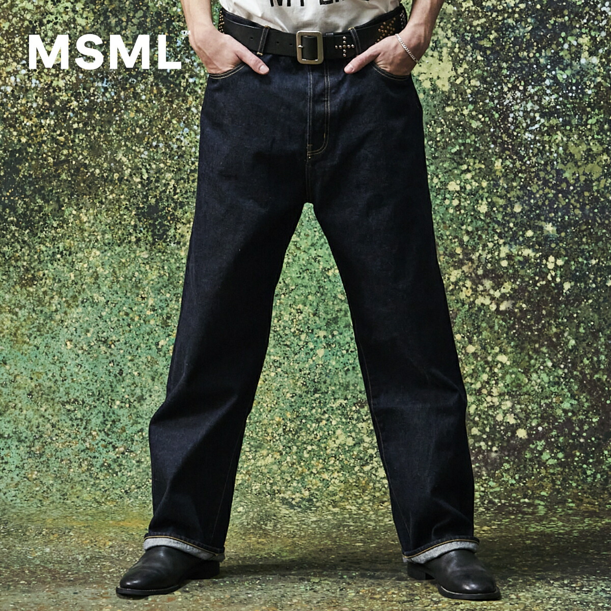 楽天市場】【公式】 MSML エムエス エムエル GARMENT DYE FLARE PANTS