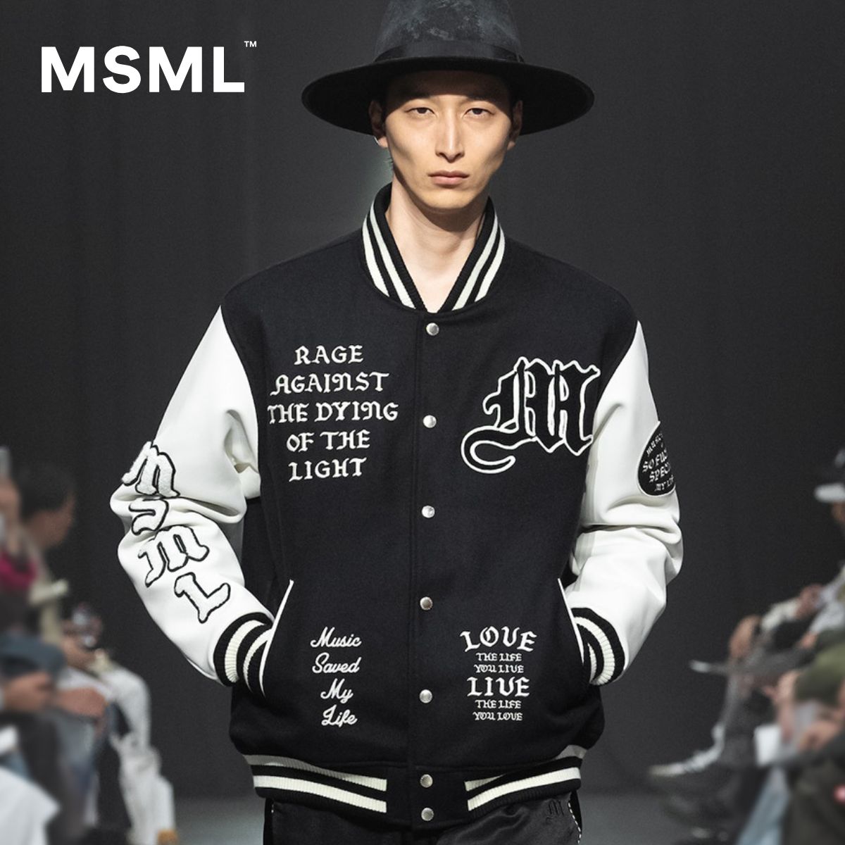 【堅苦しさ】 MSML エムエス エムエル DREAMIN\u0027 VARSITY JACKET ドリーミン バーシティジャケット