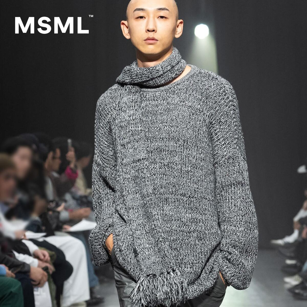【堅苦しさ】MSML エムエス エムエル NOISE KNIT 響動めき 編み物
