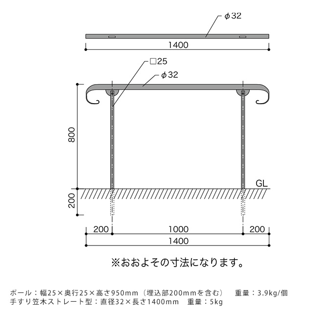 屋外 階段 手すり 実用性も兼ねた パークフェンス ストレート 設置高さ 80cm アプローチ 仕切り スロープ 段差 坂道 安全 補助 公園 花壇 手摺 玄関 入り口 介護 リフォーム 送料無料 Gulbaan Com