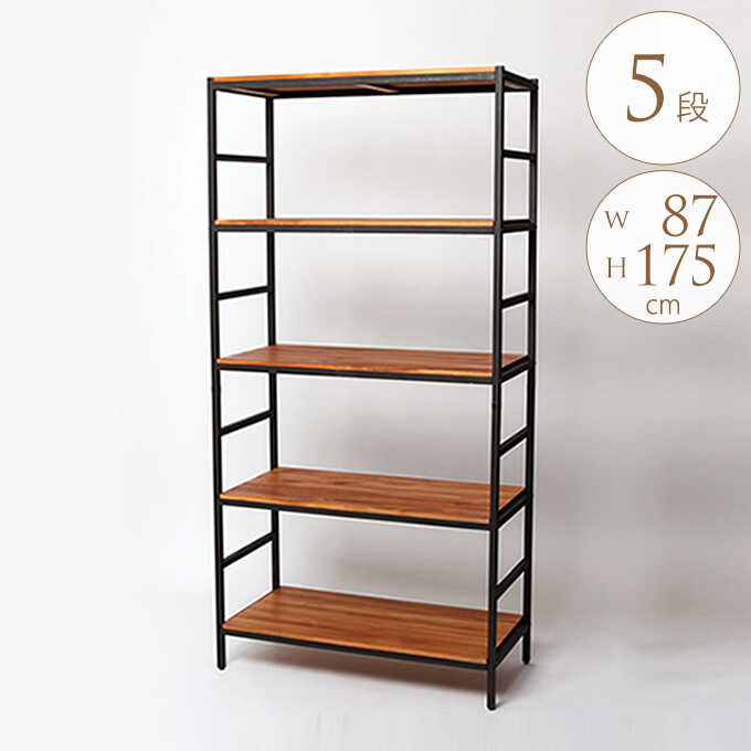 楽天市場】シェルフ オープンラック 棚 収納棚 古木 古材 ウッドラック