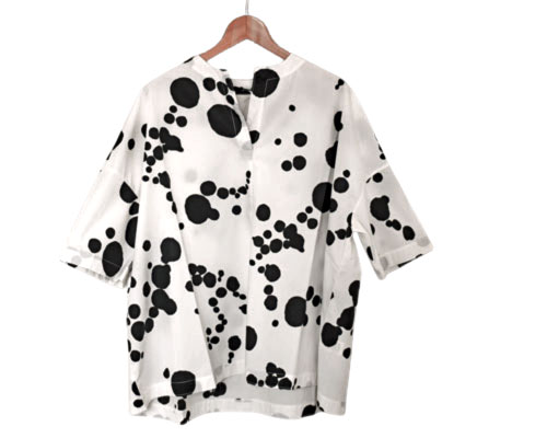 26ss_apuntob アプントビー SHIRTS MACRO BLACK DROPS COTTONティーシャツトップ【AMX2044TS961】