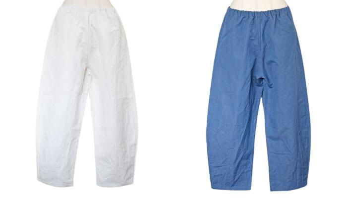 40%バーゲンプライス!apuntob アプントビー TROUSERS HEAVY COTTON AND LINENヘビーコットンリネンパンツ【AMX540TS937】|Garde-Robe