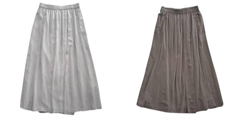 26ssKristenseN DU NORD\u003cBR\u003e クリステンセン ドゥ ノルド \u003cBR\u003e絹地スコート【M-109】【WOMENS】