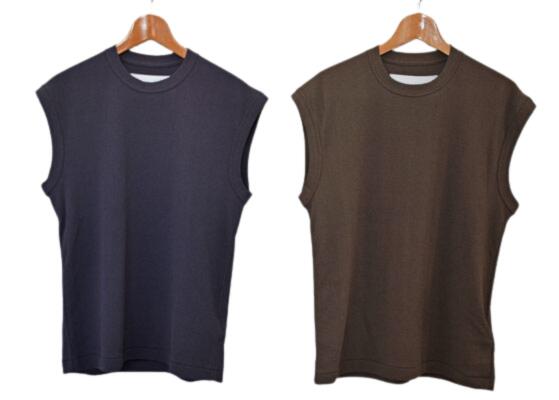 30%バーゲンプライス！_nonnotte / ノノットSleeveless Shirtスリーブレスシャツ【N-26S-053】【MEN'S】｜Garde-Robe