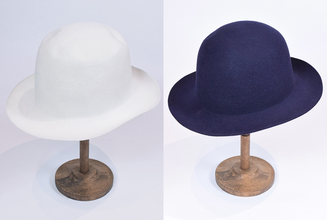 【楽天市場】40%バーゲンプライス！RENHARD PLANK レイナードフランク ラビットフエルト ソフト帽ネイビーとホワイトの2色展開