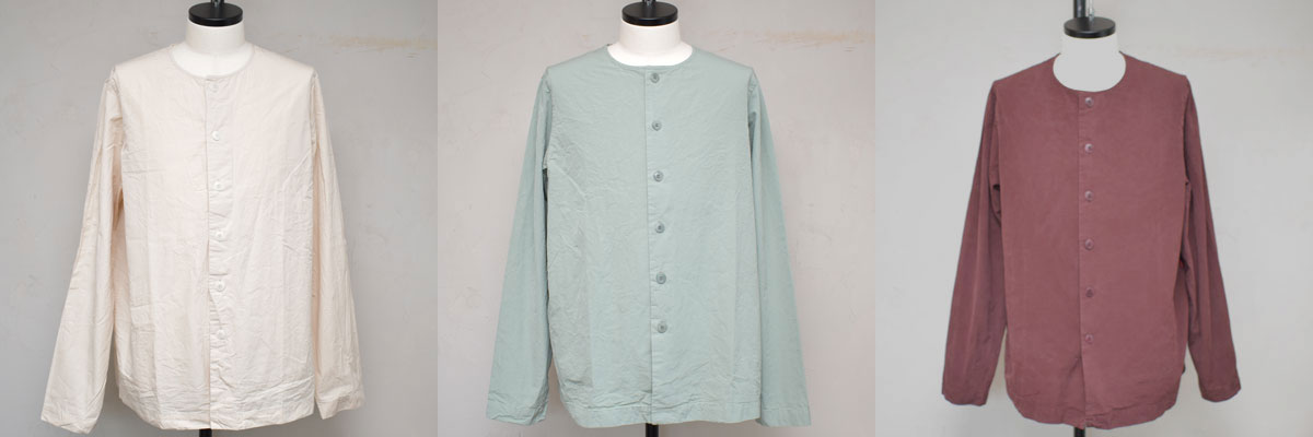 CASEYCASEYケイシーケイシー22AWVERGERSHIRT-PAPERCOT/クルーヴェルジェシャツ【19HC261PAPERCOT】【MEN'S】