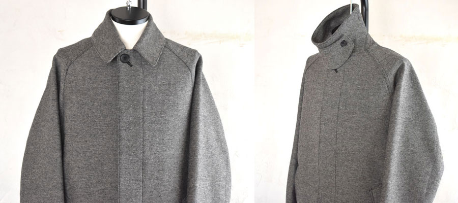 22AW, MAATEE&SONS, マーティーアンドサンズ , TWEED BAL COLLAR COAT , ツイードバルカラーコート,  【MT2303-0703Ｂ】【MEN'S】