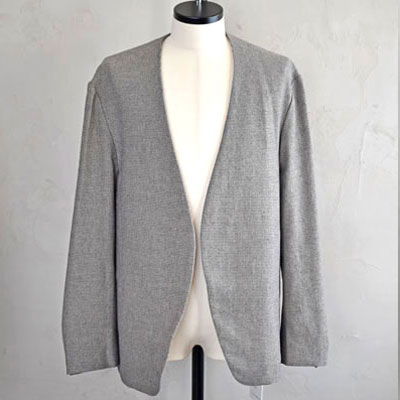 nonnotte /  ノ航空マイルDraping No Collar N Jacket\u003cBR\u003eドレーピングノーカラーN上衣【N-24SA-023】【MEN\u0027S】