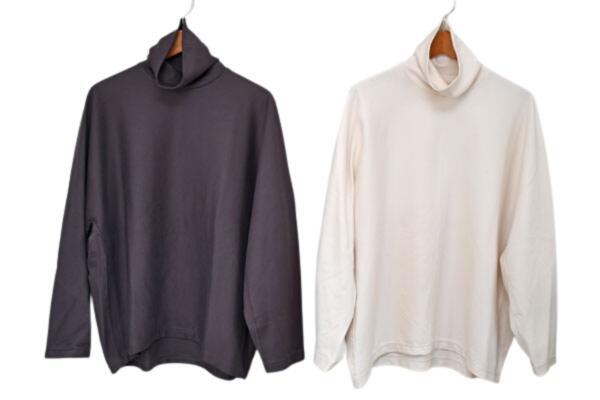 最終出品 <nonnotte>24AW DrapingPulloverShirt 楽天市場】nonnotte / ノノットDraping Pullover Turtle Shirt