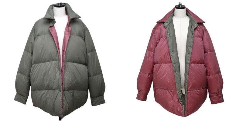 30%バーゲンプライス!SOFIE D'HOORE ソフィードール " reversible shirt style down jacket press b " リバーシブルシャツダウンジャケット【ORLOV-DYN】|Garde-Robe