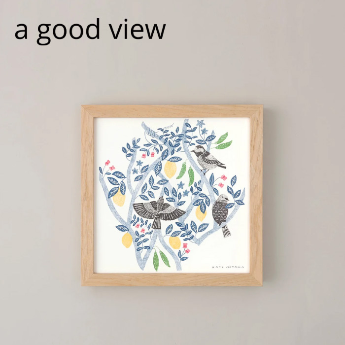 【新品・未使用】サマージョイ　アートポスター　額サイズ53×53 新品・未使用】サマージョイ アートポスター 額サイズ53×53