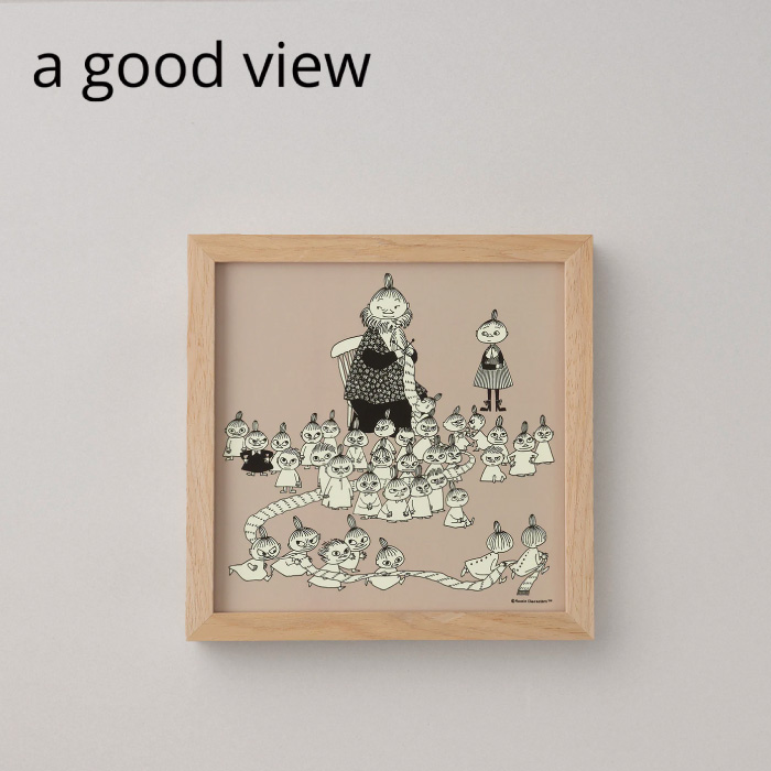 楽天市場】a good view フレーム ナチュラル 20×20cm/30×30cm ポスター 