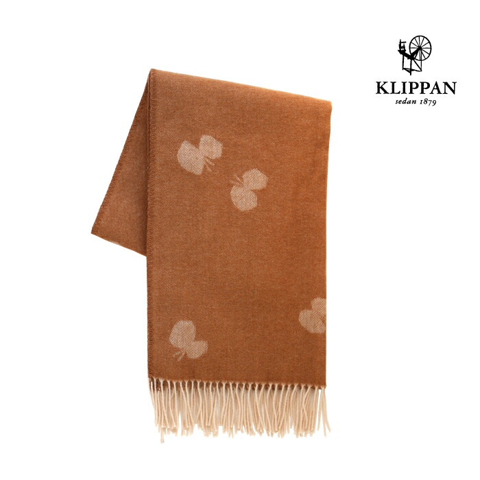 楽天市場】KLIPPAN クリッパン ストール CHOUCHO テラコッタ W65