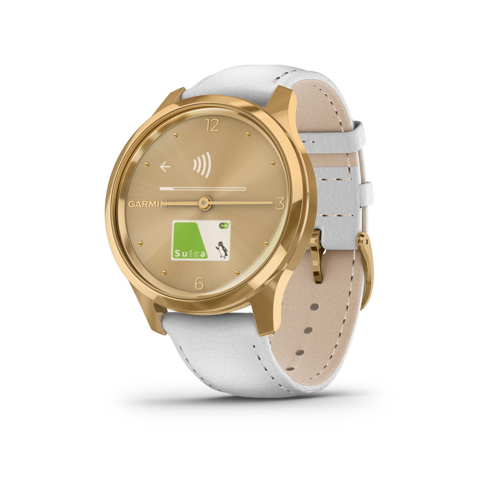 楽天市場】ガーミン（GARMIN）vivomove Style White / Rose Gold Suica 