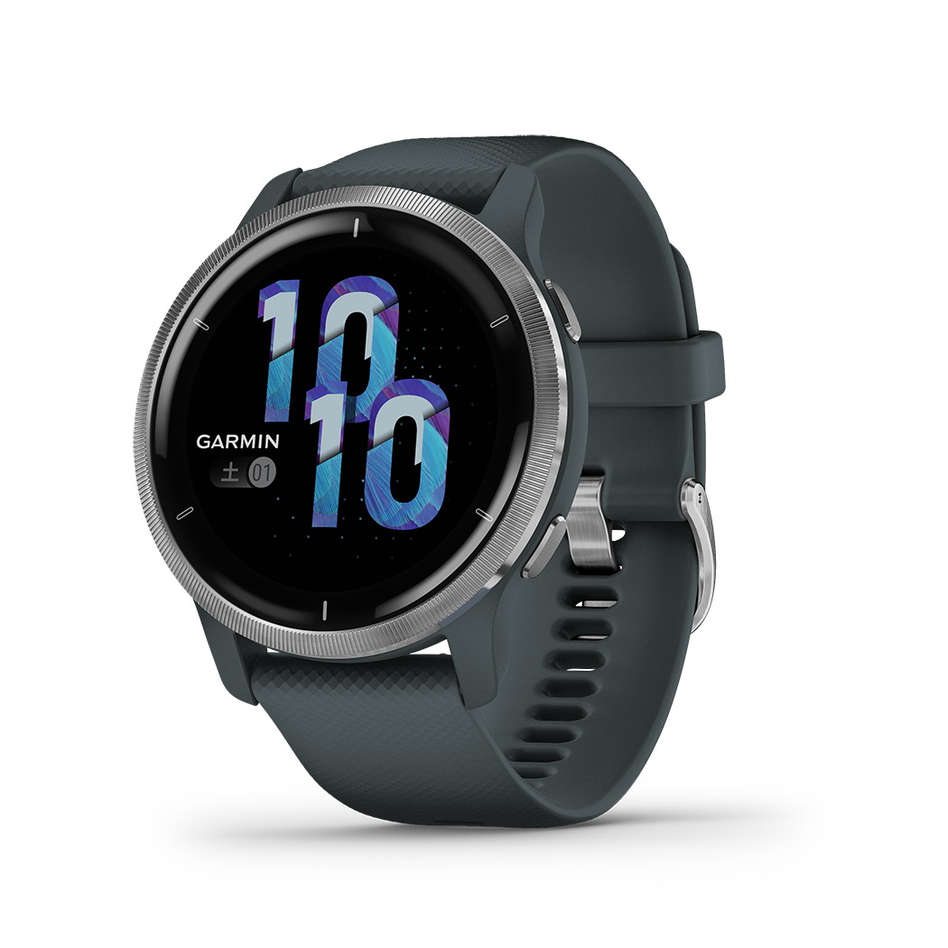 最終決算 Garmin スマートウォッチ Gps Venu 2 Granite Blue Silver 日本正規品 010 02430 60 小 血中酸素トラッキング対応 スマートウォッチ本体 Slcp Lk