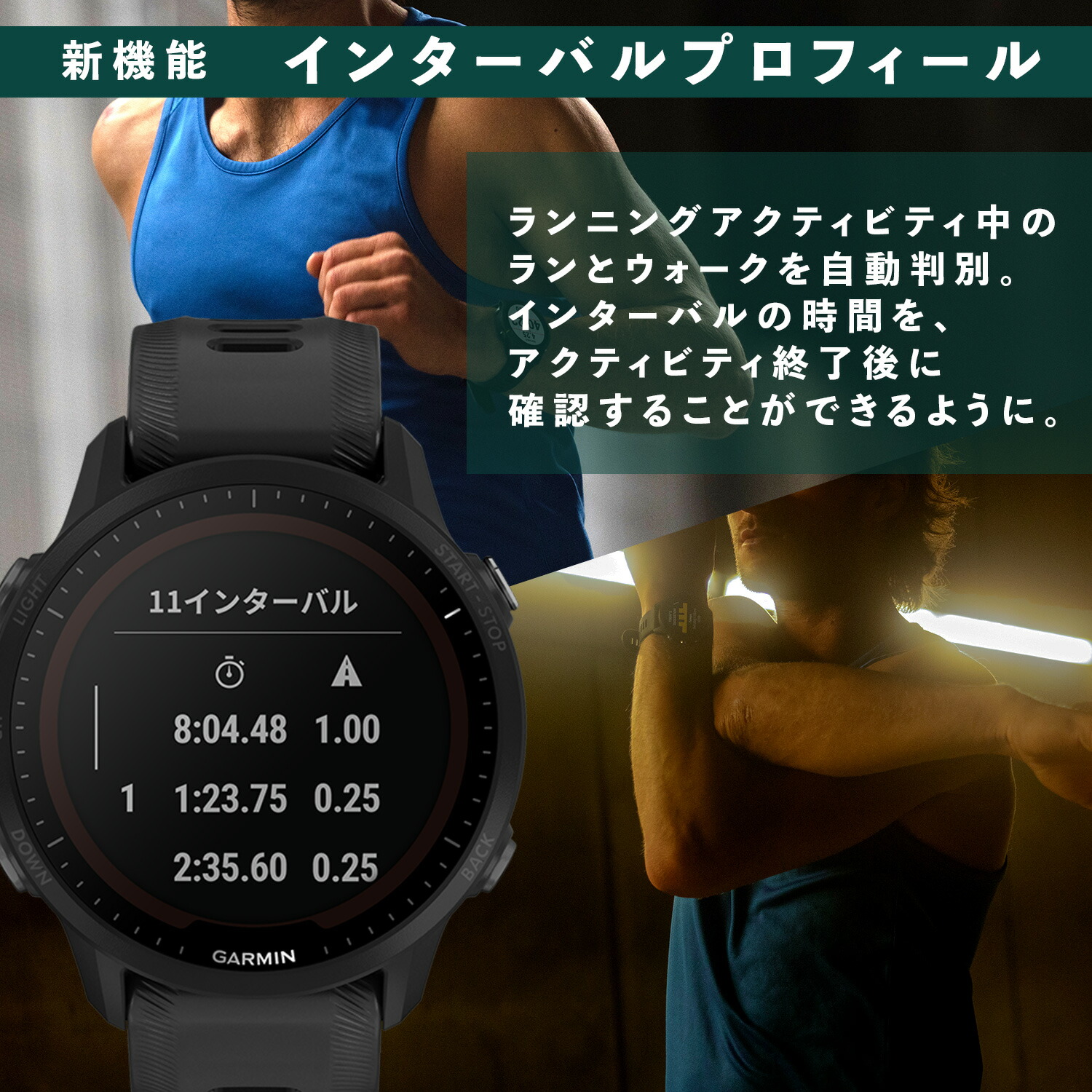 GARMIN(ガーミン)Forerunner 955 Dual Power ランニングウォッチ White