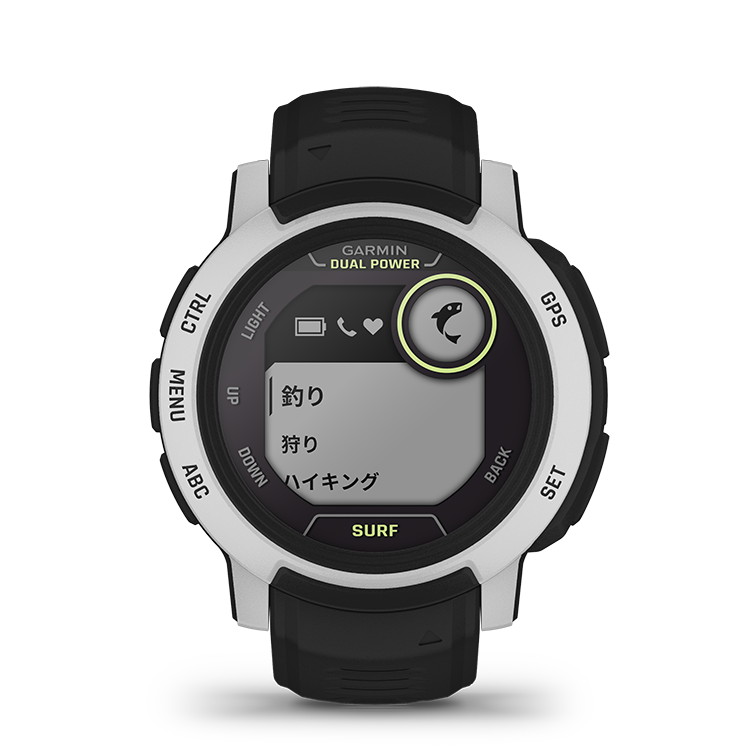 ソーラー充電モデル GARMIN(ガーミン) Instinct Power Beach GPS Suica