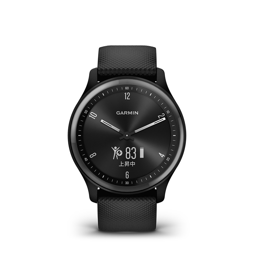 GARMIN(ガーミン) Vivomove Sport Slate Black ハイブリッドスマート