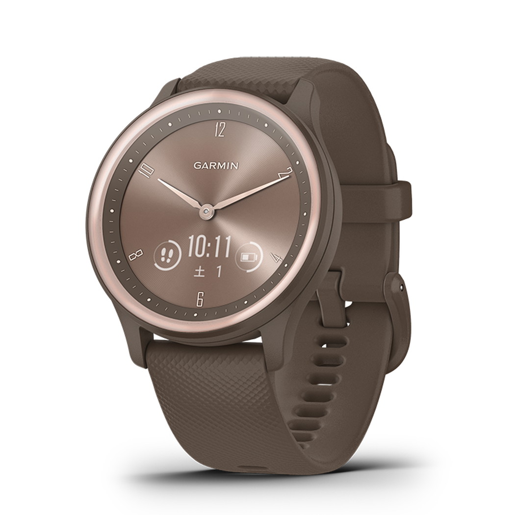 GARMIN スマートウォッチ vivomove Trend Ivory / Peach Gold
