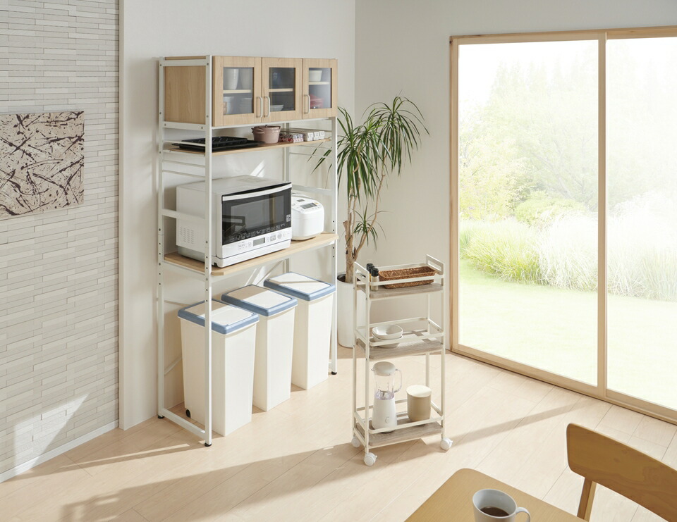 楽天市場】ルナ キッチンラック キッチン 収納 キッチンラック 台所