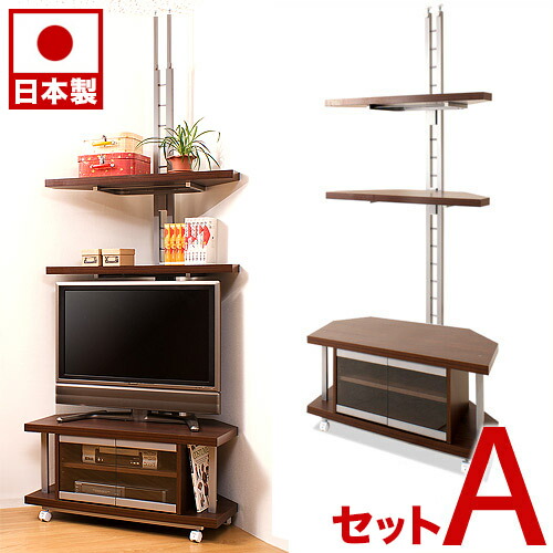 No.3 テレビボード／コーナー用／レコーダー収納あり／送料無料！ 楽天市場】【マラソン限定 ポイント2倍】コーナーテレビ台セット