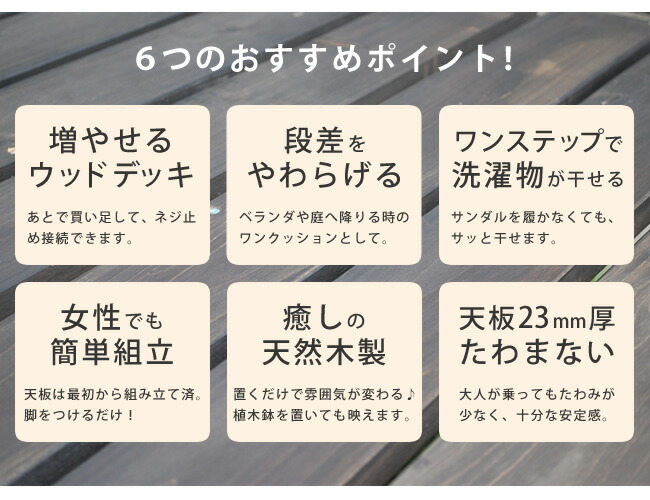 ユニットウッドデッキharmonieアルモニー90×90送料無料ウッドデッキ簡単縁側本格的DIY木製天然木庭ベランダおしゃれ小型北欧ガーデン屋外家具ダークブラウン
