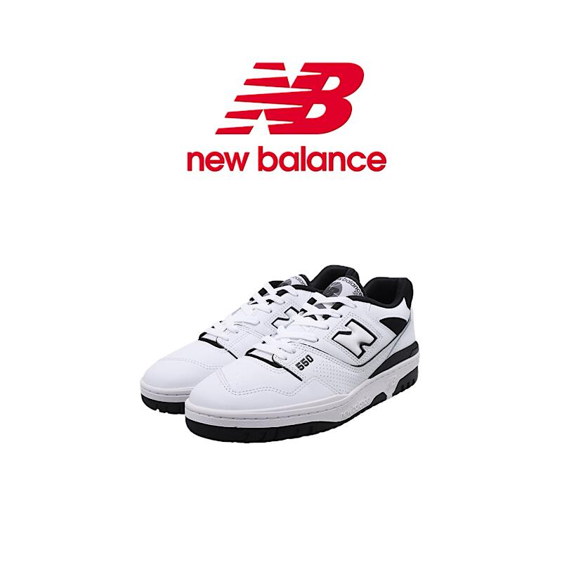 【 New Balance / BB550HA1 】【 ニューバランス / 550 】 メンズ スニーカー ホワイト ブラック おしゃれ シューズ 靴｜GARO1959