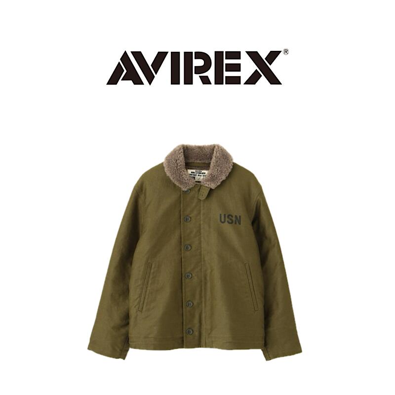 【 AVIREX / 783-4952035 】【 アビレックス / N-1 JACKET VINTAGE 】 メンズ 上衣 N-1 上衣 ヴィンテージ アメカジ ミリタリー 厚地の外套 アウター