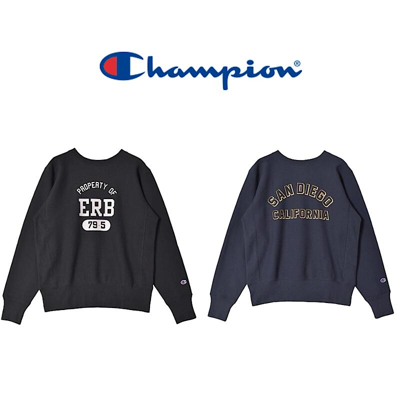 【 Champion / C3-A022 】【 はやりっ子 / リバースウィーブ(R) クルーネックスウェットシャツ 24FW リバースウィーブ(R)  】 メンズ 調教師 ティーシャツ トップス 流汗 心地好い