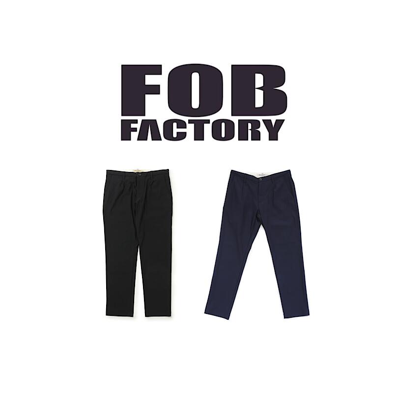 【 FOB FACTORY / F0455 】【 エフオービーファクトリー   / DEPARTURE PANTS 】 メンズ ズボン下 ディパーチャー トラウザー 伸ばすこと 伸び伸びする 日本製