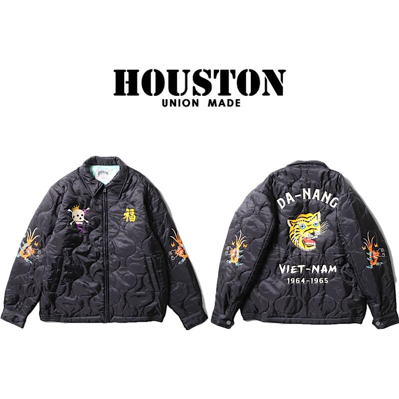 【 HOUSTON / 51511 】【 ヒューストン / NYLON VIETNAM JACKET(TIGER) 】 メンズ ナイロンベトナムジャケット ジャケット 上着 アウター|GARO1959