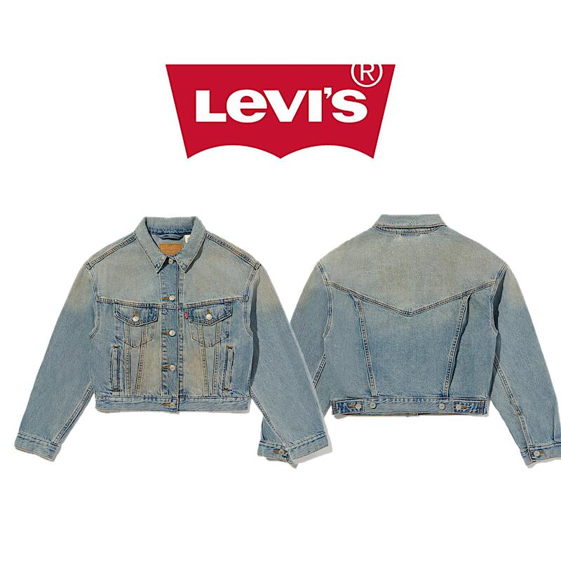 【 LEVI\u0027S / A91550022 】【 リーヴァイズジーンズ /  SHRUNKEN 90S トラッカージャケット 】 メンズ 上衣 Levi’s  Gジャン ジーンズ上衣 厚地の外套 アウター