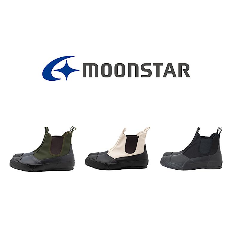 【 MOONSTAR / ALW SIDEGOA 】【 ムーンスター / オールウェザーサイドゴア 】 メンズ レディース ユニセックス スニーカー カーキ ブラック ベージュブラック 全天候型 シューズ 靴 高機能 防水 レインシューズ|GARO1959