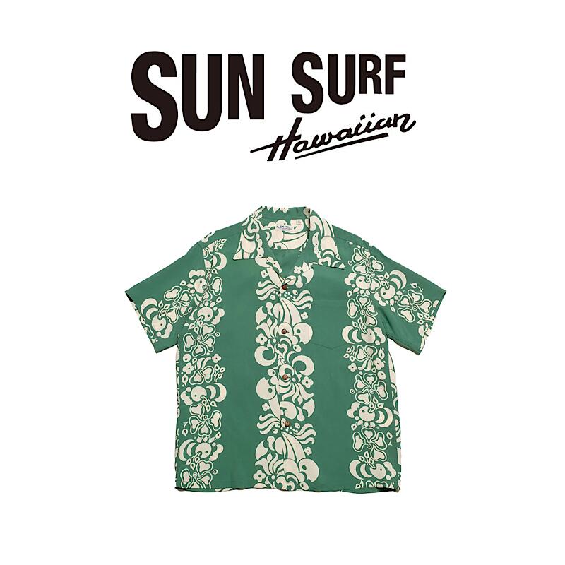 サンサーフ 半袖アロハシャツ サイズL 楽天市場】サンサーフ SUN SURF 半袖 レーヨン ハワイアンシャツ