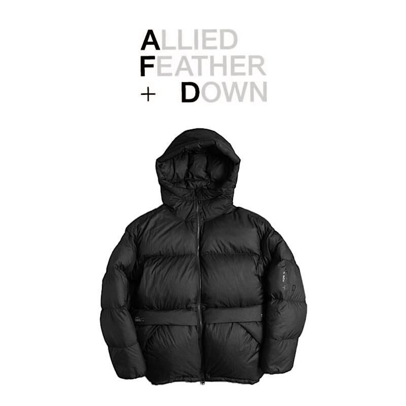 【 ALLIED FEATHER + DOWN / A4309-130JK09 】【 アライドフェザーアンドダウン / Puffy Down Jacket 】 メンズ  上衣 パフィ 落ちこむ 上衣 厚地の外套 アウター アウトドア 難民キャンプ