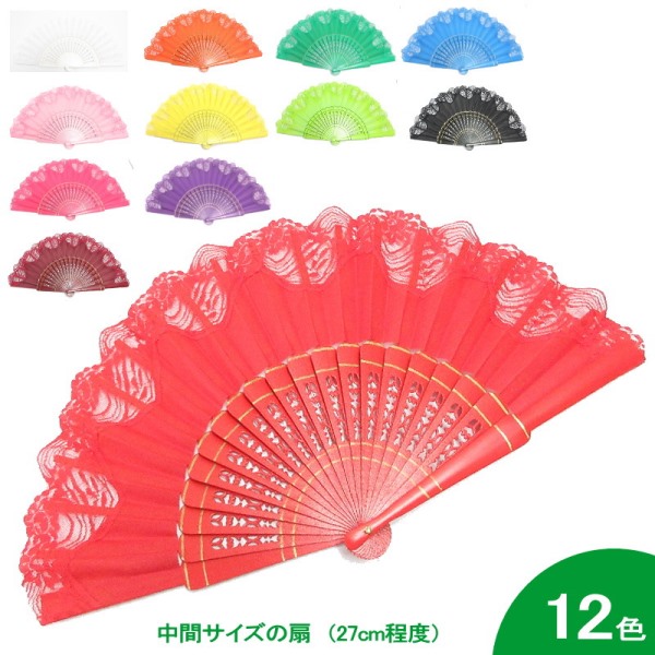 花柄のアバニコ (両面張り 透かし彫りあり) [品質] [フラメンコ用] [スペイン直輸入] フラメンコ雑貨屋ガロガロ 【新品】フラメンコ アバニコ ♡両面絵付き 透かしアバニコ 赤紫