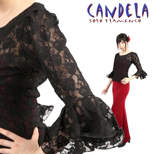 ブラウス　黒　フラメンコ衣装 楽天市場】フラメンコ衣装 ブラウス 黒 ブラウス 全20色イージー