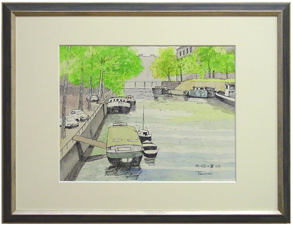 楽天市場】今泉一郎『運河』水彩画 : 内田画廊