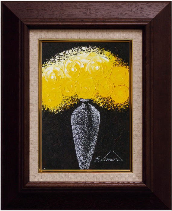 楽天市場】池田秀郎 「 花・楽器 」 油絵 ・ 油彩画 SM サムホール