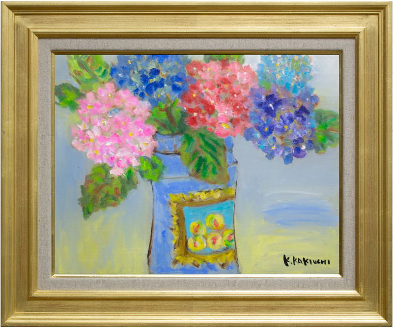 石垣定哉 水彩画 「クライスラービル」 額装 石垣定哉 水彩画