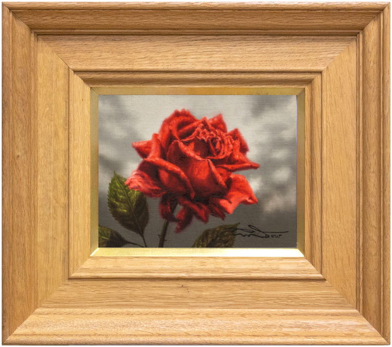 Kitty Yu！☆ 今井ロジン ☆「 薔薇 」 F４号　油絵 Kitty Yu様専用！☆ 今井ロジン ☆「 薔薇 」 F4号 油絵 絵画