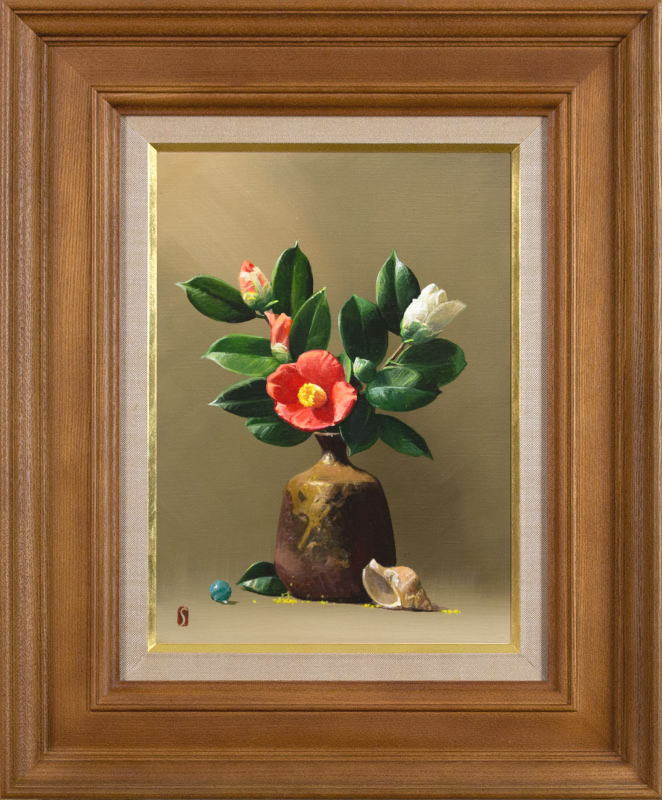 楽天市場】岩戸敏彦 「 葡萄 」 油絵 油彩画 P6 ( 6号 )【中古