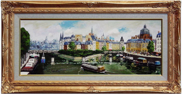 楽天市場】生田 明「 グラナダ 」油絵 油彩画 F4 ( 4号 ) : 内田画廊